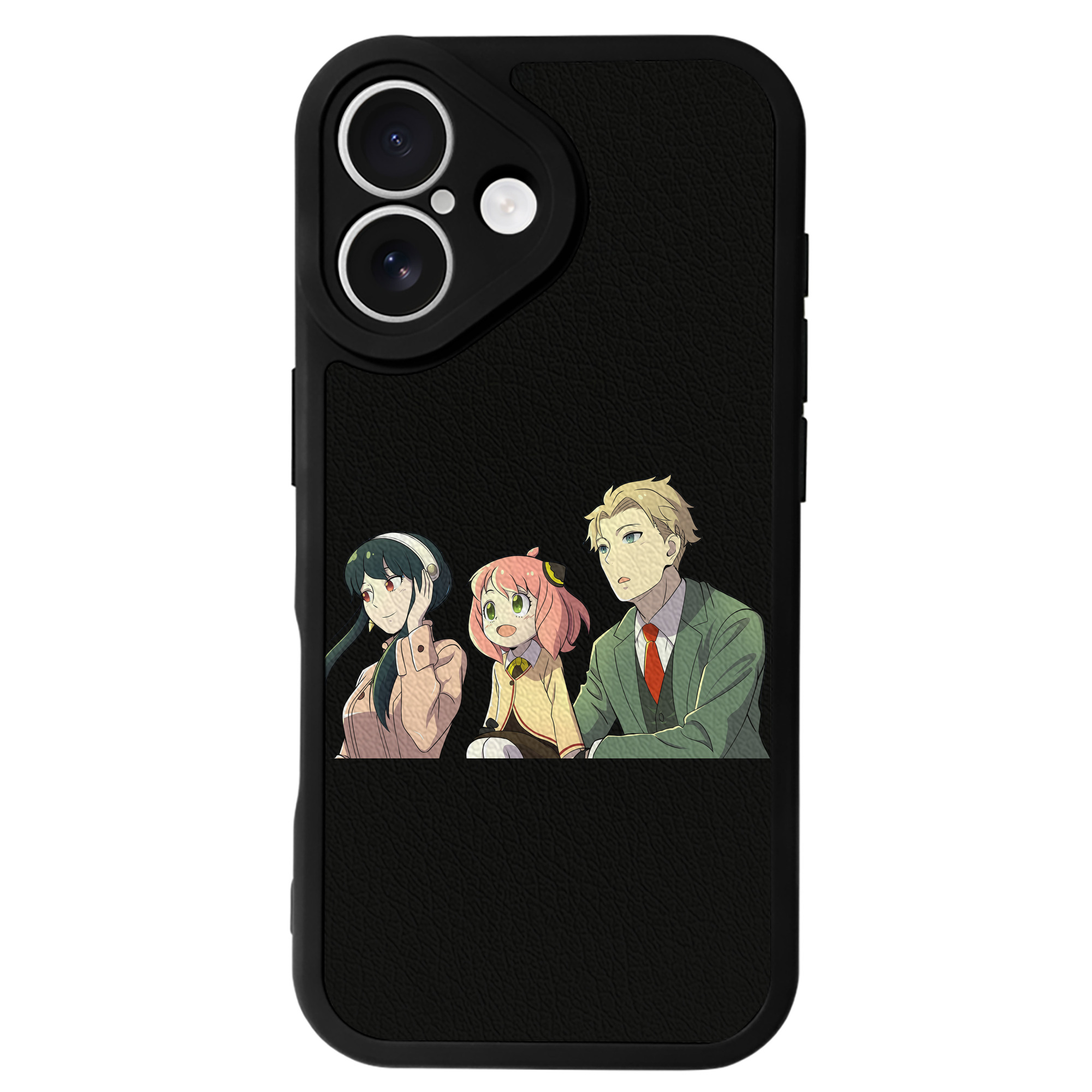 （画像用） SPY×FAMILY间谍家家酒 【iPhone 16シリーズ対応】シリコンスマホケース（レザー調） 材質：シリコン